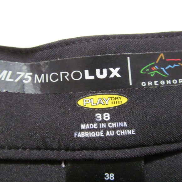 NWT Greg Norman Mens Shorts Black Size 38 ML75 Microlux Stretch Play Dry - Picture 13 of 16